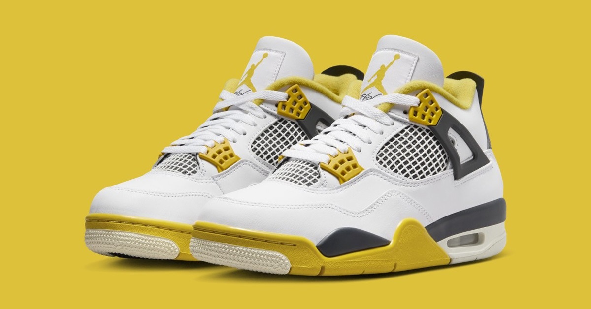 Air Jordan 4 ホワイト/イエロー Nike is said to be Planning this Air Jordan 4 WNNS 